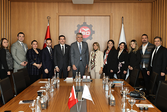 Genç Yönetici ve İş İnsanları Derneği (GYİAD) Yönetimi İstanbul Sanayi Odası Yönetim Kurulu Başkanı Erdal Bahçıvan’ı Ziyaret Etti